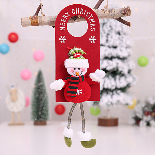 

Christmas Decorations Christmas Hanging Red Non-woven Door Hanging Small Pendant