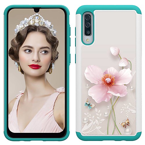 

Case For Samsung Galaxy A20(2019) / Galaxy A30(2019) / Galaxy A50(2019) Shockproof / Pattern Back Cover Pearl Flower PU Leather for Galaxy A5(2017) / Galaxy A20e