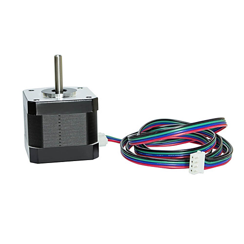

42x38mm Nema 17 Stepper Motor 1.5A 2 Phase 4 Wires 1.8 Degree with 39.3 inch Cable for Creality CR-10 10S Ender 3 3D Printers/CNC Extruder and Y Axis