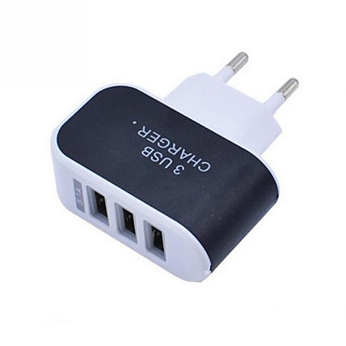 

Phone Charger Portable Wall Charger Multi Port USB Charger 3 Ports Adapter For Cell phones