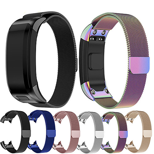 

Watch Band for Vivosmart HR Garmin Sport Band / Milanese Loop / Modern Buckle Stainless Steel Wrist Strap