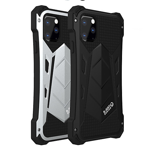 

Case For Apple iPhone 11 / iPhone 11 Pro / iPhone 11 Pro Max Shockproof Back Cover Solid Colored Aluminium