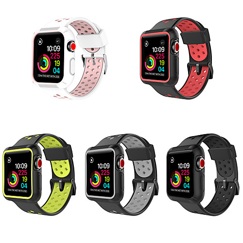 

PC Case with Silicone Band For Apple Watch Series 5/4/3/2/1