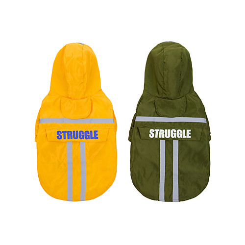 

Dog Cat Rain Coat Puppy Clothes Quotes & Sayings Sports & Outdoors Waterproof Outdoor Dog Clothes Puppy Clothes Dog Outfits Yellow Green Costume Baby Small Dog for Girl and Boy Dog Terylene S M L XL