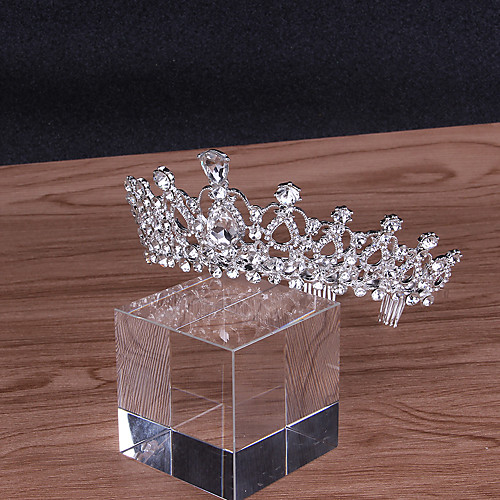 

Alloy Tiaras with Crystal 1 PC Wedding Headpiece