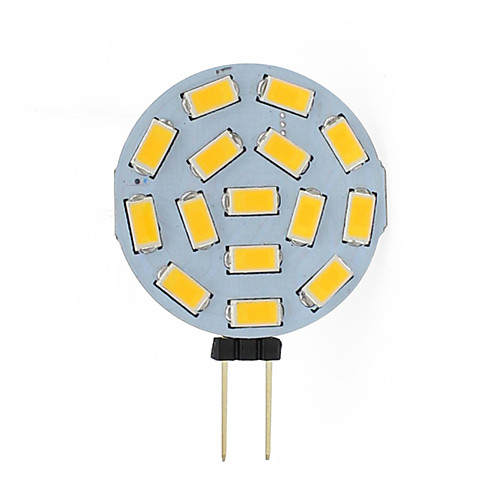 

G4 15 leds 5730 2W corn led Mini Lampada led Bulb Beads Dimmable Decorative Warm White Daylight White AC12V DC12-24V 1pc