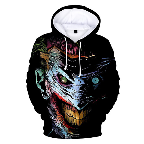 

Men's Plus Size Hoodie Geometric Hooded Daily Casual Streetwear Hoodies Sweatshirts Black