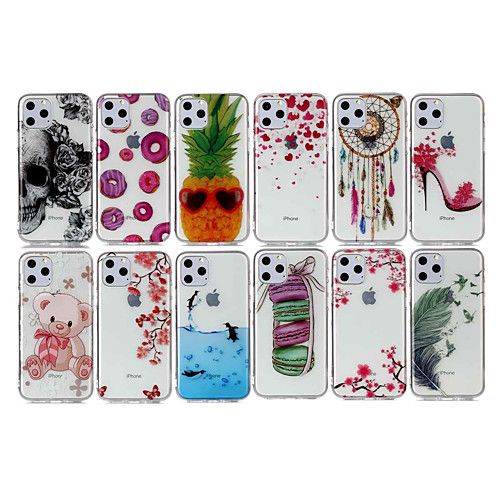 

Case For Apple iPhone 11 / iPhone 11 Pro / iPhone 11 Pro Max Pattern Back Cover Flower TPU