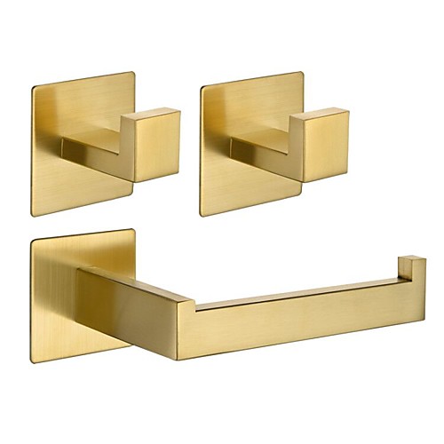 

Faucet accessory - Superior Quality Set / Towel Bar / Toilet Paper Holder Contemporary / Antique Stainless Steel Brushed