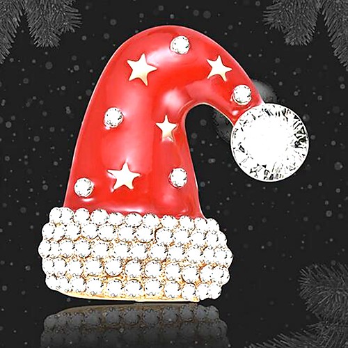 

Men's Women's Brooches Elegant Brooch Jewelry Red For Christmas
