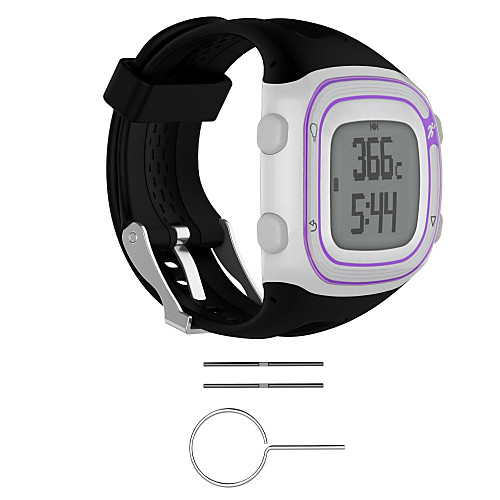 

Watch Band for Garmin Forerunner 15 / Forerunner 10 Garmin Classic Buckle Silicone Wrist Strap Female Style