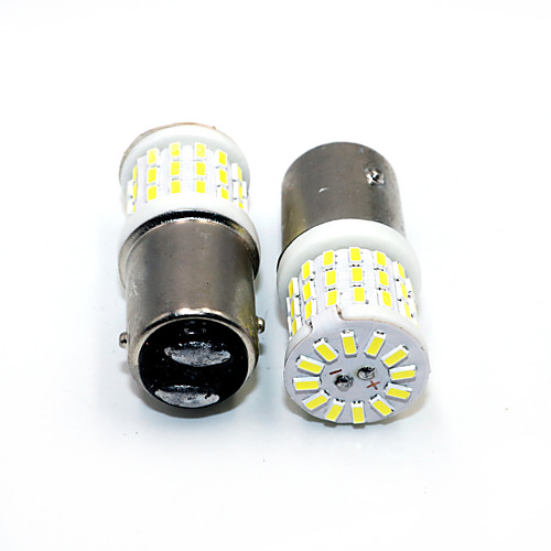 

2pcs 1156 / 1157 Car Light Bulbs 4 W SMD 3014 250 lm 57 LED License Plate Lights / Working Lights / Tail Lights For Mercury / universal Avenger / Elysee / 9-5