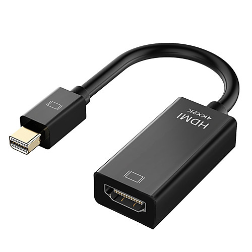 

LITBest Mini DisplayPort Converter, Mini DisplayPort to HDMI 2.0 Converter Male - Female 4K2K Gold-plated copper 0.15m(0.5Ft) 5.0 Gbps