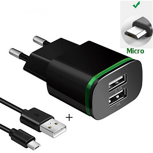 

EU USB Charger 2A Fast Charging 1M USB Charge for Xiaomi Redmi 4X note 5 plus 5 note 5a Leagoo M9 Blackview BV6000 Oukitel C8