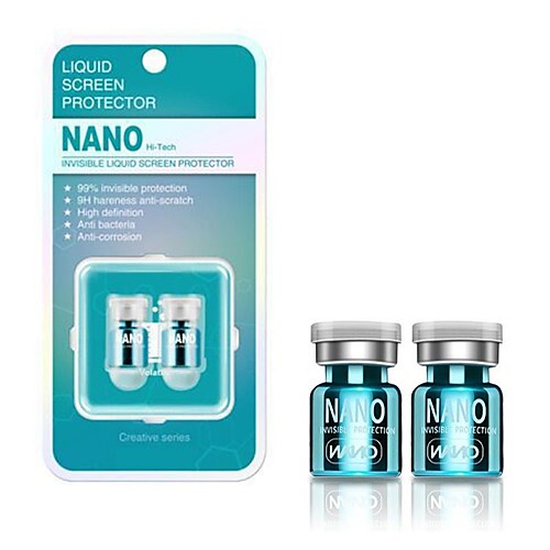 

2PCS Bottle Nano Liquid Screen Protector for iPhone XS MAX 5 5s 6 6s 7 8 Plus 11 Pro Max Universal Anti-scratch Curved Glass Protector Film
