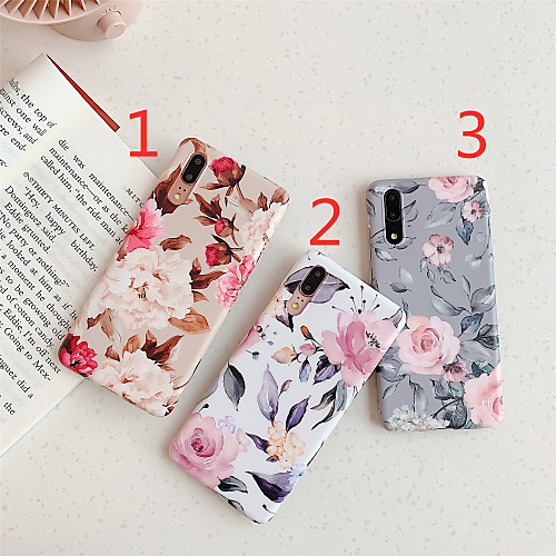 

Phone Case For Huawei Back Cover Huawei P20 Huawei P20 Pro Huawei P20 lite Huawei P30 Huawei P30 Pro Huawei P30 Lite IMD Frosted Pattern Flower / Floral TPU