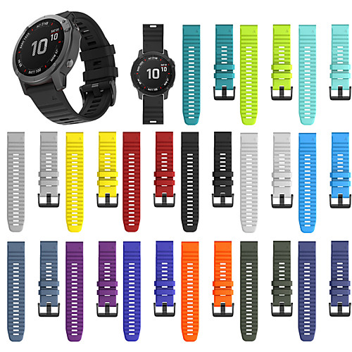 

For Garmin Fenix 6X /6X pro Fenix 5X /5X Plus Replacement Quick Release Silicone Watch band Wrist Strap 26mm