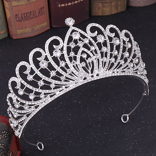 

Rhinestone / Alloy Tiaras with Crystal / Rhinestone 1 Piece Wedding Headpiece