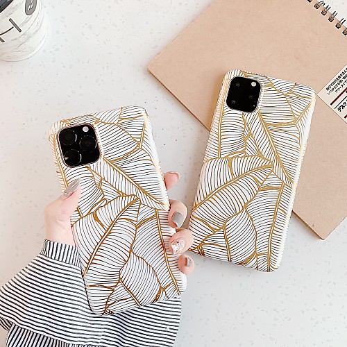 

Case For Apple iPhone 11 / iPhone 11 Pro / iPhone 11 Pro Max Plating / IMD / Pattern Back Cover Tree TPU