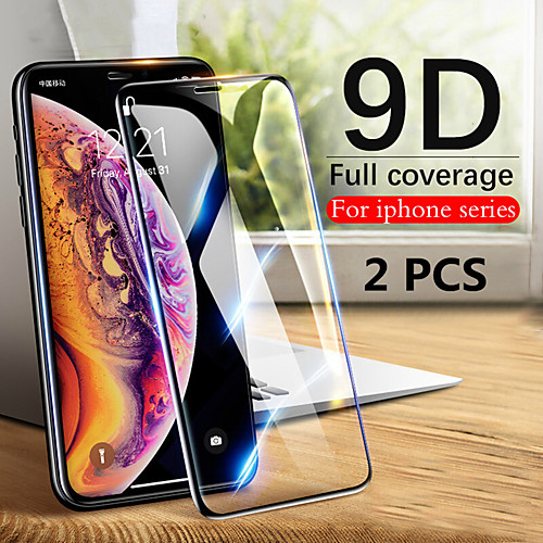 

2PCS 9D Tempered Glass Full Screen Protector for iPhone 11 / 11 Pro / 11 Pro Max / XS Max / XR / XS /X