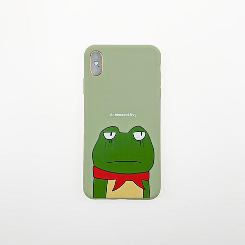 

Case For Apple iPhone XS / iPhone XR / iPhone XS Max Ultra-thin / Pattern Back Cover Word / Phrase / Animal / Cartoon TPU