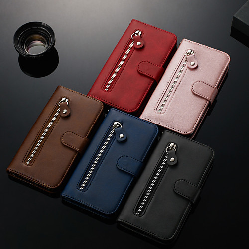 

Case For Huawei P20 lite / Huawei P30 Wallet / Card Holder / with Stand Full Body Cases Solid Colored PU Leather for P Smart(2019) / P Smart Plus(2019) / P30 Lite/Nova4e / P30 Pro / P30 / P20 Lite