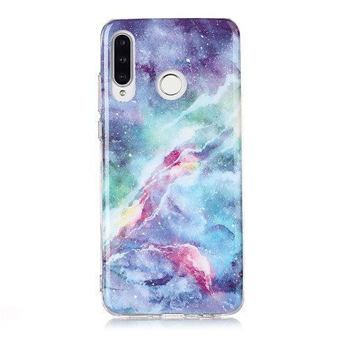 

Case For Huawei Huawei P30 / Huawei P30 Pro / Huawei P30 Lite Ultra-thin / Pattern Back Cover Marble TPU