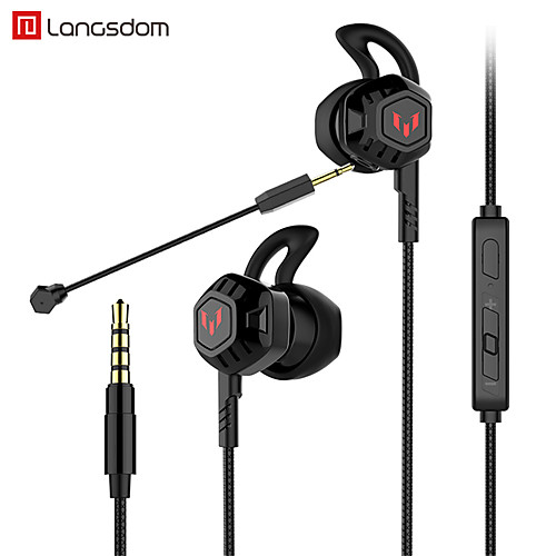 

Langsdom G100X PC Gaming Headset Stereo Noise Cancelling Earphone PUBG DOTA Gamer Headphone With Microphone Volume Control For Phone Xbox Gamer PS4