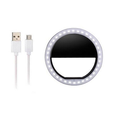 

2019 Usb Usb Charging Selfie Ring Led Light Lamp Mobile Phone Lens LED Selfie Lamp Ring Flash for Iphone for Samsung Xiaomi