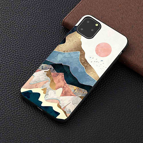 

Case For Apple iPhone 11 / 11 Pro / 11 Pro Max Frosted / Pattern Back Cover Color Mountain TPU for iPhone 6 / 6S Plus / 7 / 7 Plus / 8 / 8 Plus / X / XS / XR / Xs Max