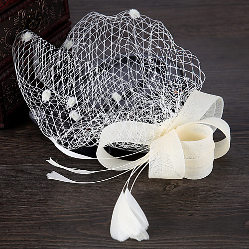 

Fabrics Headdress / Hair Clip with Solid 1 PC Wedding / Special Occasion Headpiece