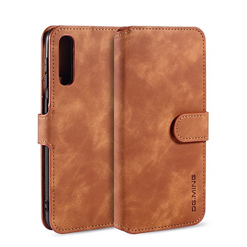 

Case For Samsung Galaxy A6 (2018) / A6 (2018) / Galaxy A7(2018) Wallet / Card Holder / with Stand Full Body Cases Solid Colored PU Leather