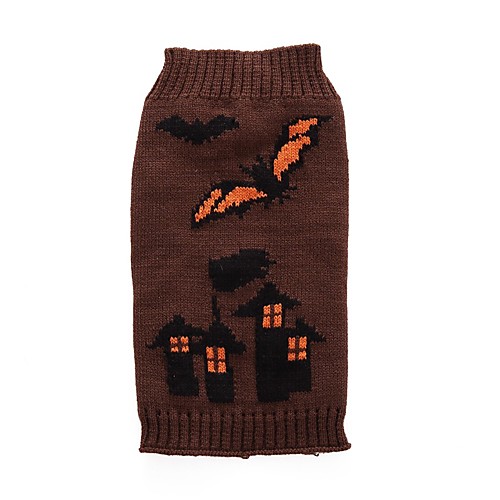 

Dog Cat Sweater Simple Style Winter Dog Clothes Puppy Clothes Dog Outfits Coffee Costume for Girl and Boy Dog Polyester XS S M L XL