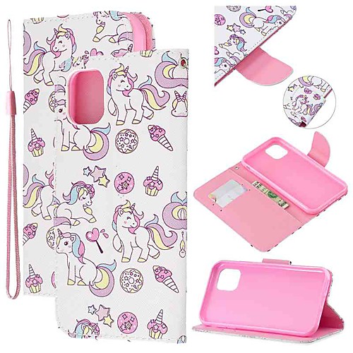 

Case For Apple iPhone 11 / iPhone 11 Pro / iPhone 11 Pro Max Wallet / Card Holder / with Stand Full Body Cases Animal PU Leather