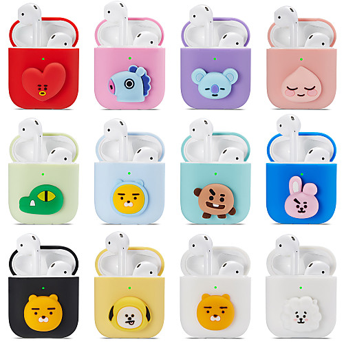 

Case For AirPods Shockproof / Dustproof / Pattern Headphone Case Soft