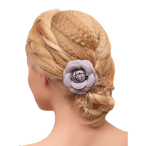 

Fabrics Flowers with Floral 1 Piece Wedding Headpiece