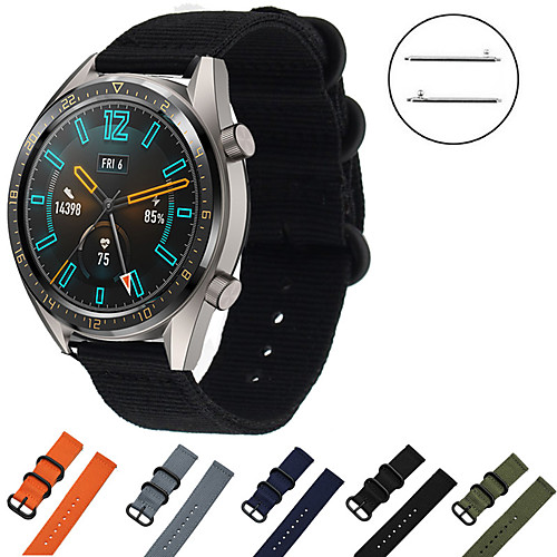 

Woven Nylon Watch Band Wrist Strap For Huawei Watch GT 2 46mm / Watch 2 Pro / Honor Magic / GT Active Replaceable Bracelet Wristband