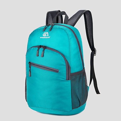 

25 L Hiking Backpack Lightweight Packable Backpack Packable Rain Waterproof Ultra Light (UL) Quick Dry Foldable Outdoor Hiking Camping Nylon Blue Green Royal Blue / Compact / Wear Resistance