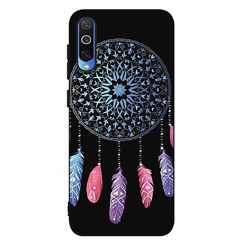 

Case For Samsung Galaxy S9 / S9 Plus / S8 Plus Frosted / Pattern Back Cover Feathers TPU