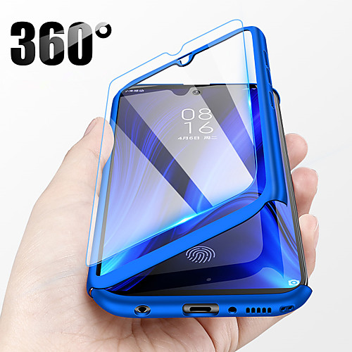 

360 Full Protective Cover Phone Case For Xiaomi 9T Pro Mi 9T Redmi K20 Pro K20 Mi 9 SE Mi 8 Lite Redmi S2 A2 Pocophone F1 Hard PC Cover With Glass