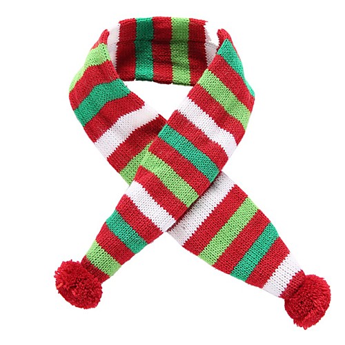 

Dog Cat Dog Scarf Dog Bibs Scarf Simple Style Winter Dog Clothes Puppy Clothes Dog Outfits Red / Green Costume for Girl and Boy Dog Polyester XS M XL