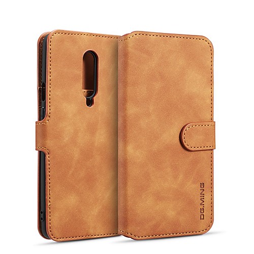 

Case For OnePlus Oneplus 7 / Oneplus 7 pro / Oneplus 6T Wallet / Card Holder / with Stand Full Body Cases Solid Colored PU Leather