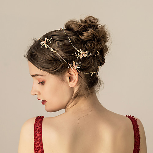 

Crystal / Alloy Headbands / Headdress with Crystal / Rhinestone / Floral / Metal 1pc Wedding / Party / Evening Headpiece