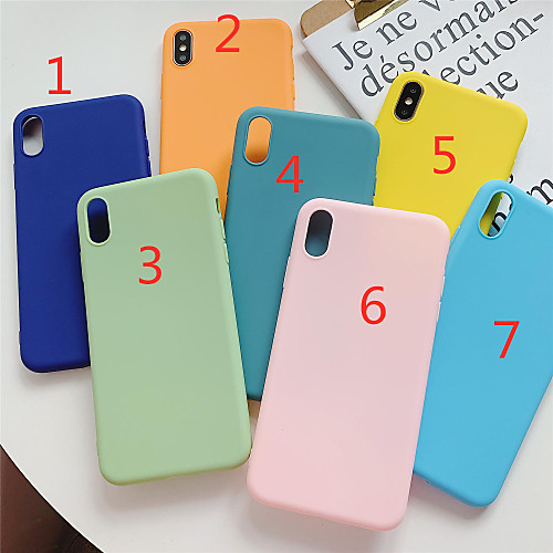 

Case For Apple iPhone 11 / iPhone 11 Pro / iPhone 11 Pro Max Frosted Back Cover Solid Colored TPU