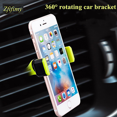 

Car Mount Stand Holder Air Outlet Grille Buckle Type / 360°Rotation Silicone Holder