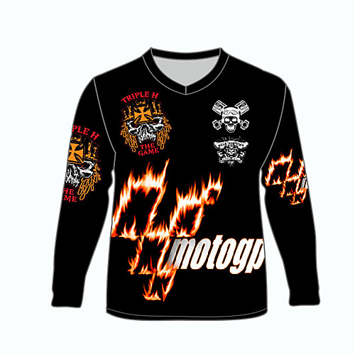 

MOTOGP Trible H Motorcycle Clothes Shirts Tops Jersey for Unisex Polyester / Polyamide Breathable / fast dry