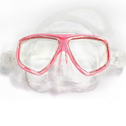 

Diving Mask Anti Fog Antifog Adjustable Size Wearproof Dry Top Adjustable Strap Two-Window - Diving Snorkeling Scuba Silicon Rubber - For Kid's Yellow / Black Black Pink