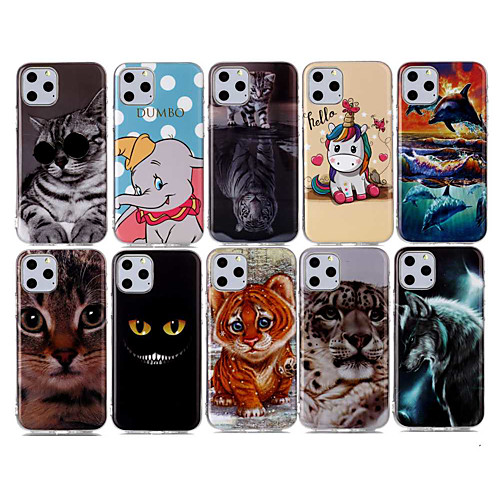

Case For Apple iPhone 11 / iPhone 11 Pro / iPhone 11 Pro Max IMD / Pattern Back Cover Cat TPU
