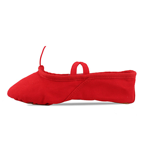 

Women's Ballet Shoes Flat Flat Heel White Black Red Lace-up