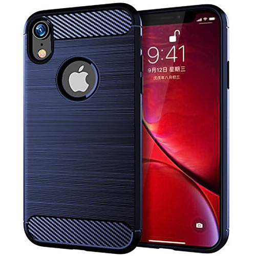 

Case For Apple iPhone XR Shockproof / Ultra-thin / Frosted Back Cover Lines / Waves TPU